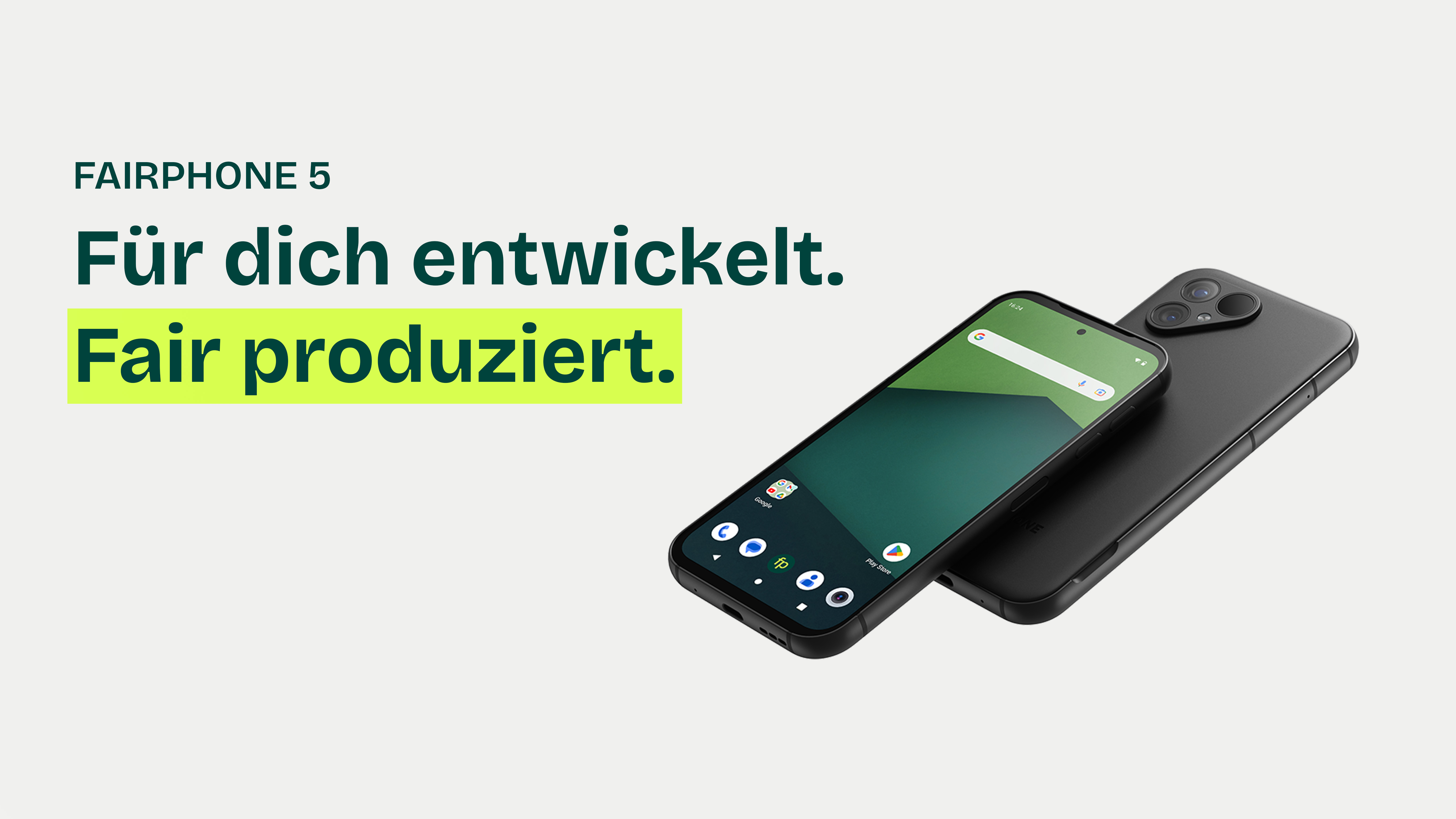 Zwei schwarze Telefone nebeneinander mit Text.