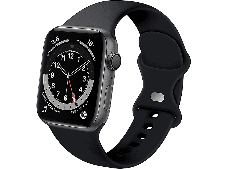 STRAP-IT© Armband, Ersatzarmband, Apple, Apple Watch, Schwarz | MediaMarkt