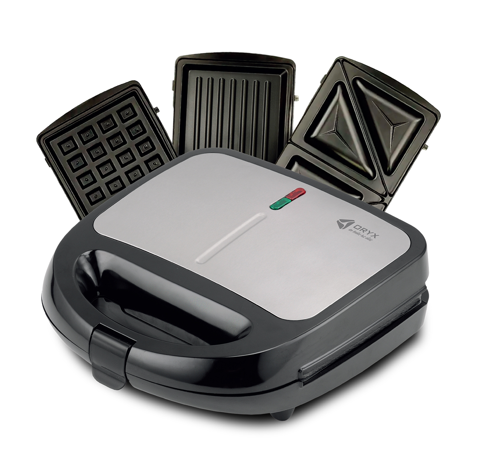 Oryx Sandwichera Sin Teflon Sandwichera Electrica Negra OR1400 Oryx
