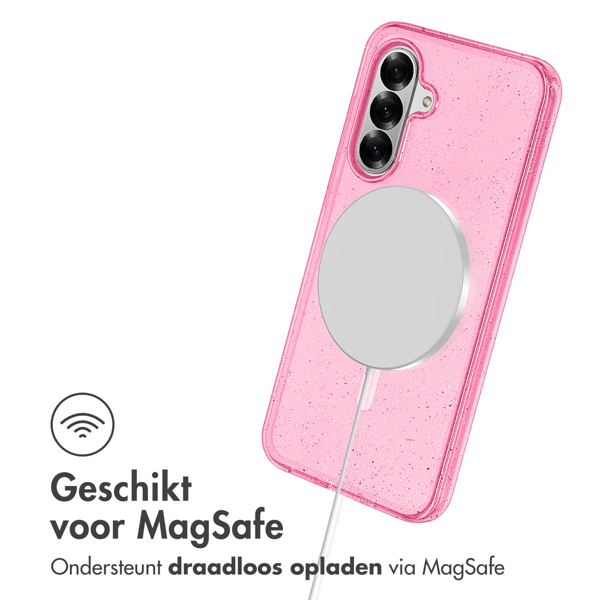 IMOSHION Coque arrière compatible avec Samsung Galaxy A36 Étui de Téléphone voor Samsung Samsung Galaxy A36 Rose