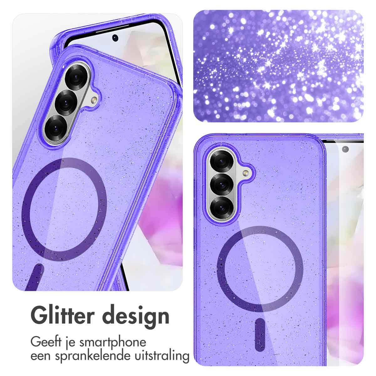 IMOSHION Coque arrière compatible avec Samsung Galaxy A56 (5G) Étui de Téléphone voor Samsung Samsung Galaxy A56 (5G) Violet