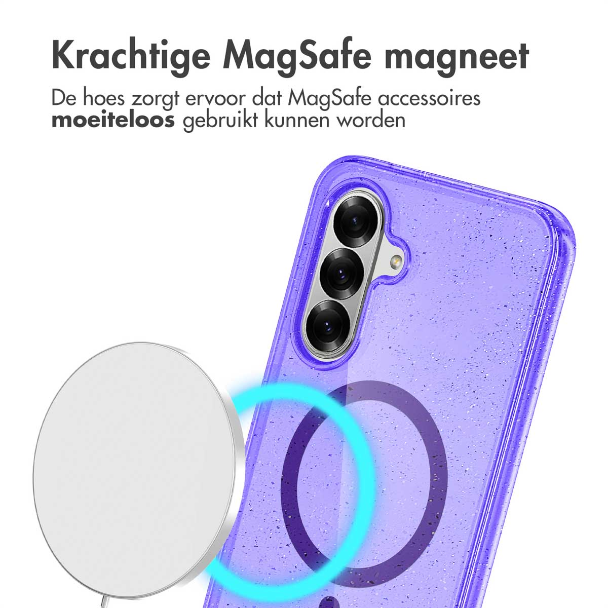 IMOSHION Coque arrière compatible avec Samsung Galaxy A56 (5G) Étui de Téléphone voor Samsung Samsung Galaxy A56 (5G) Violet