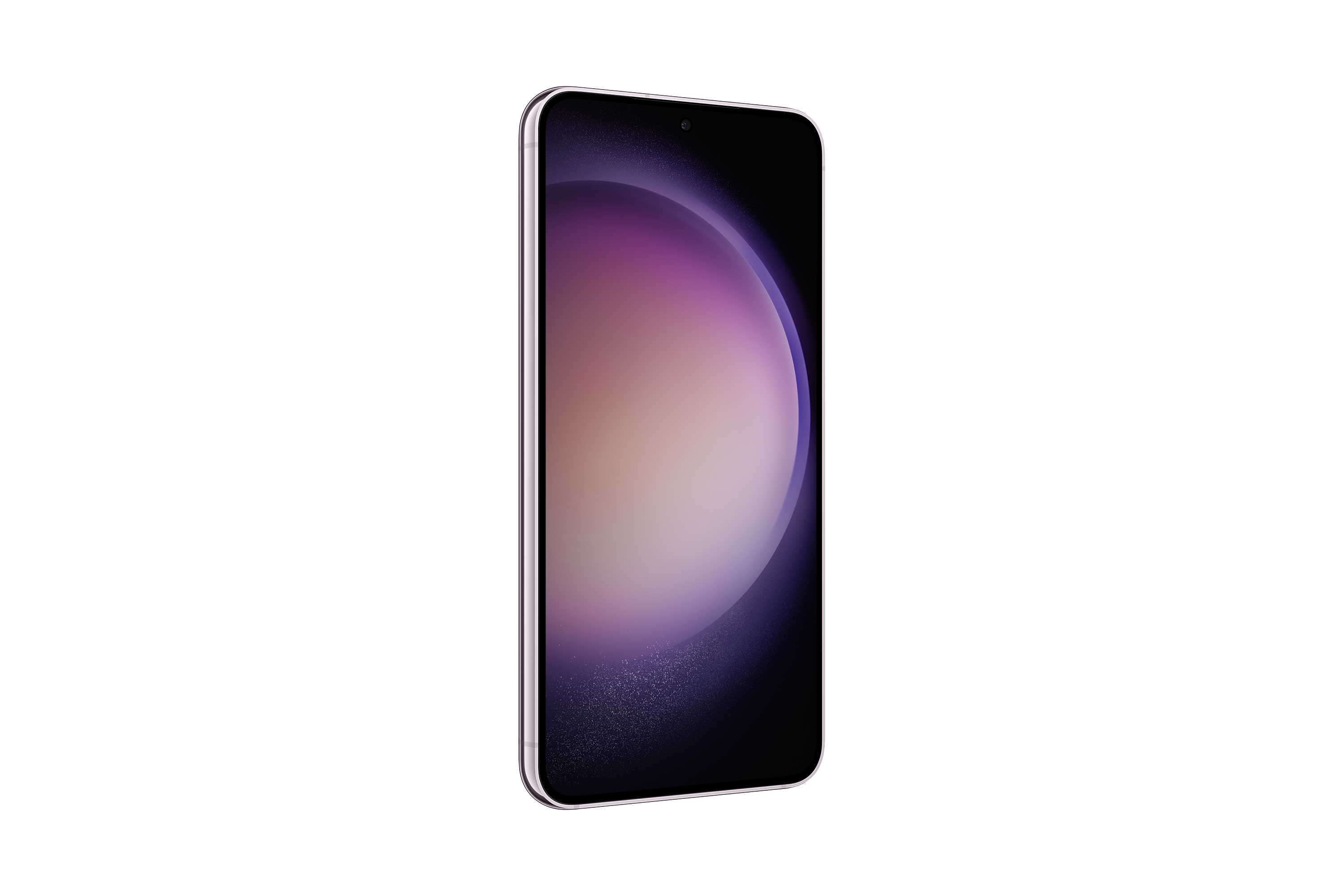 Een roze smartphone met een groot scherm wordt gepresenteerd tegen een witte achtergrond.