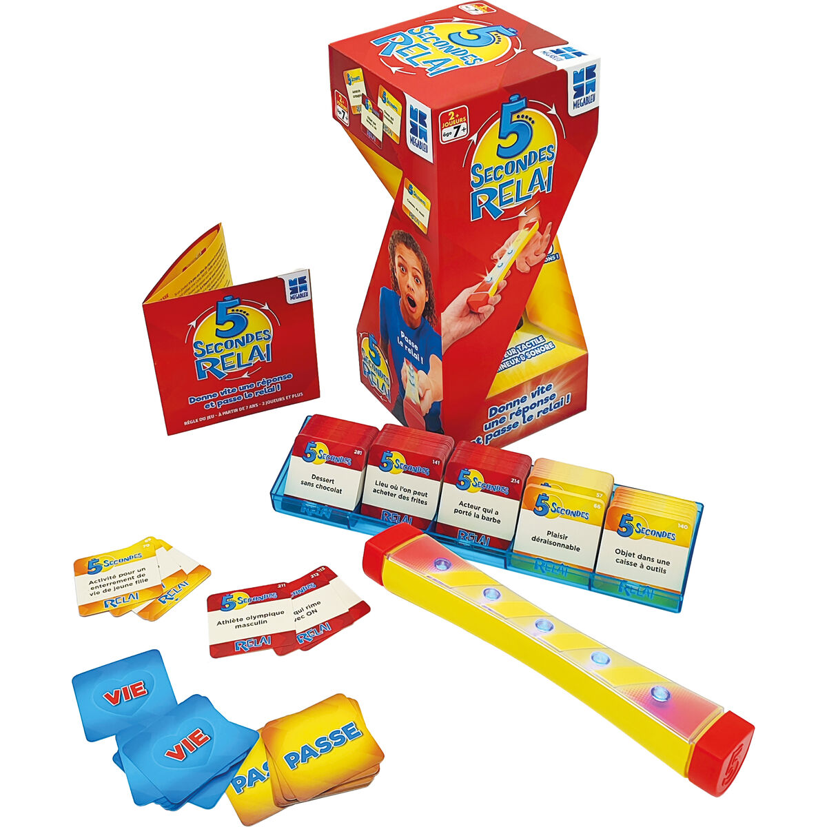 Gra planszowa, z kartami i podświetlanym timerem.