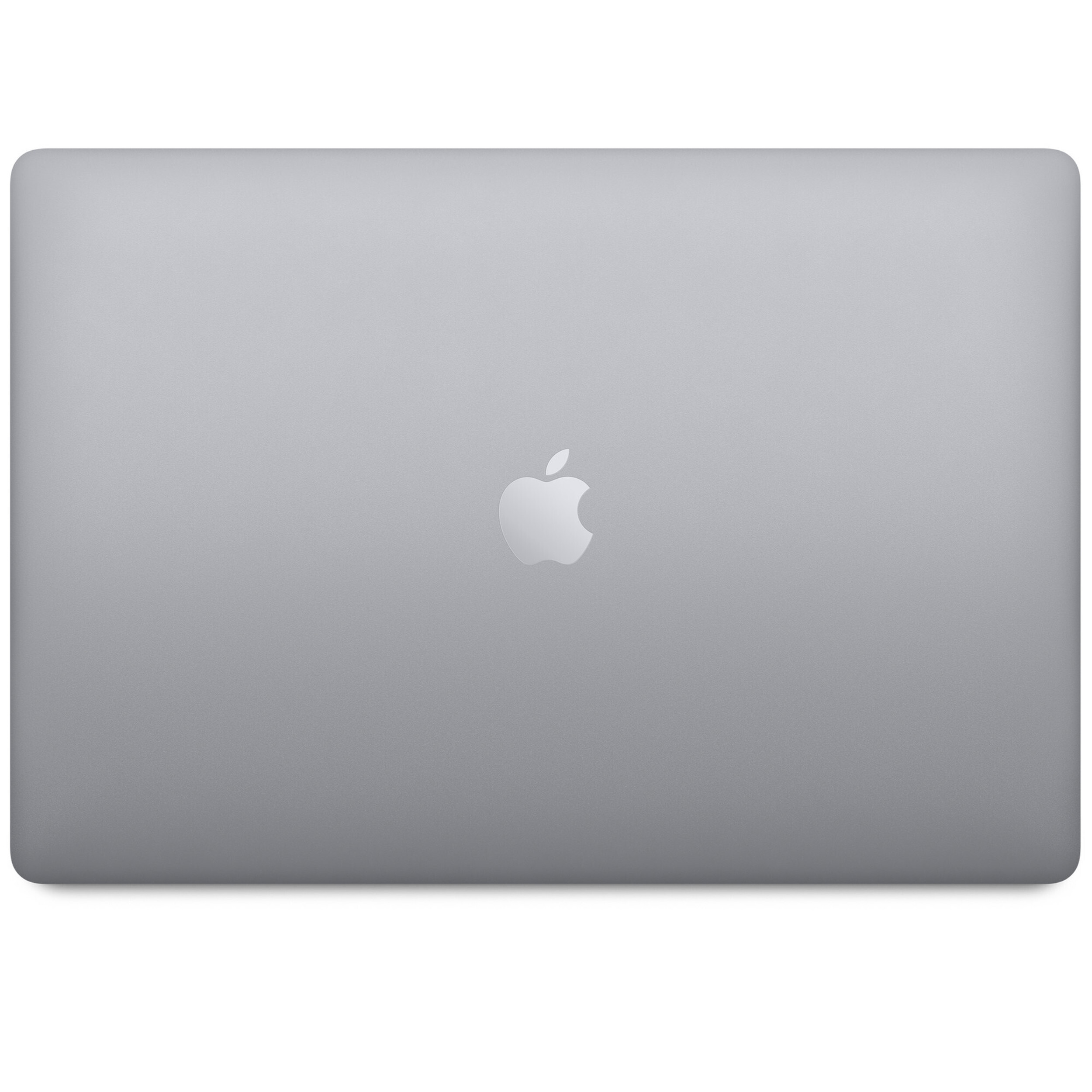 Ein silberner Laptop mit einem Apple-Logo auf der Rückseite.