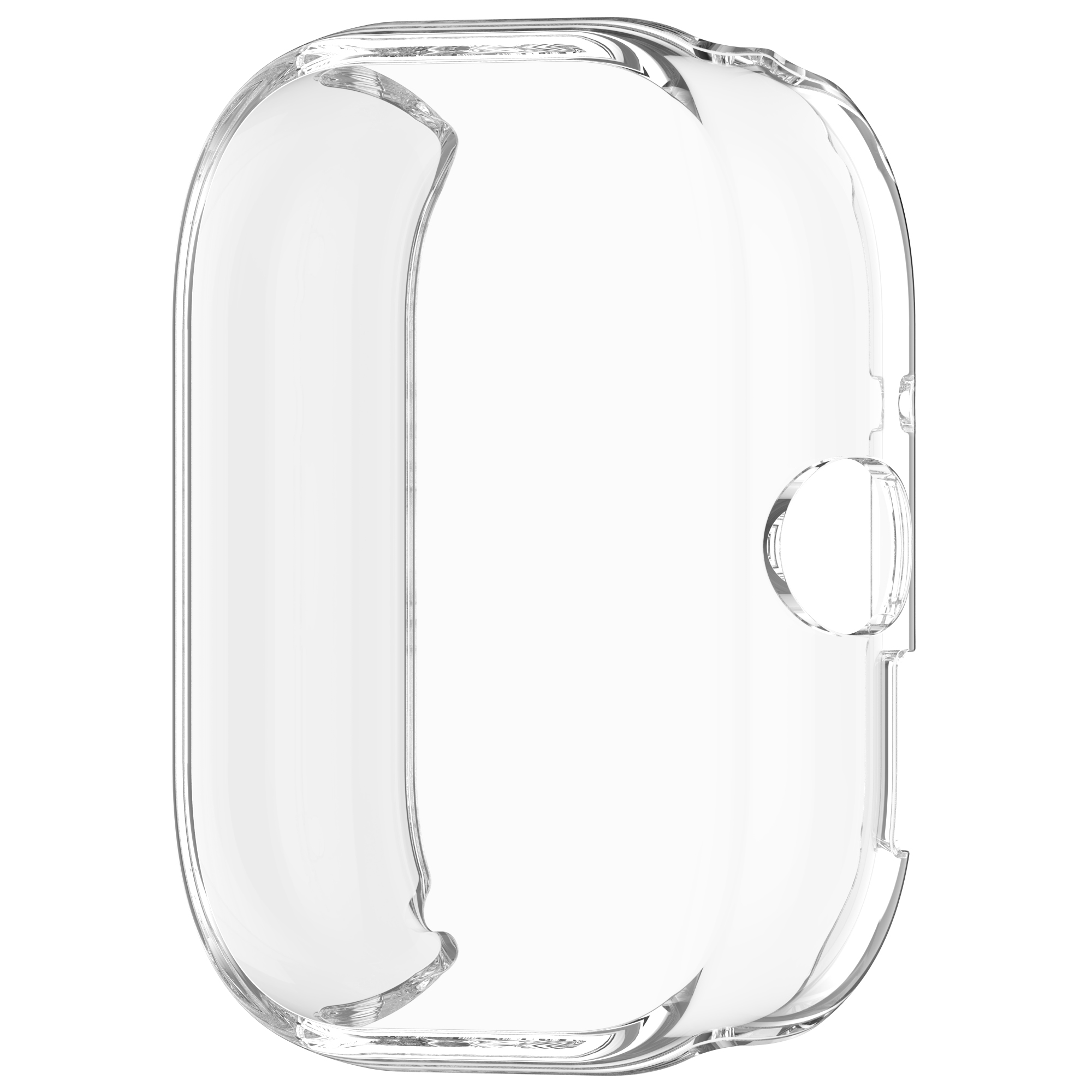 Custodia trasparente, cover protettiva per uno smartwatch.