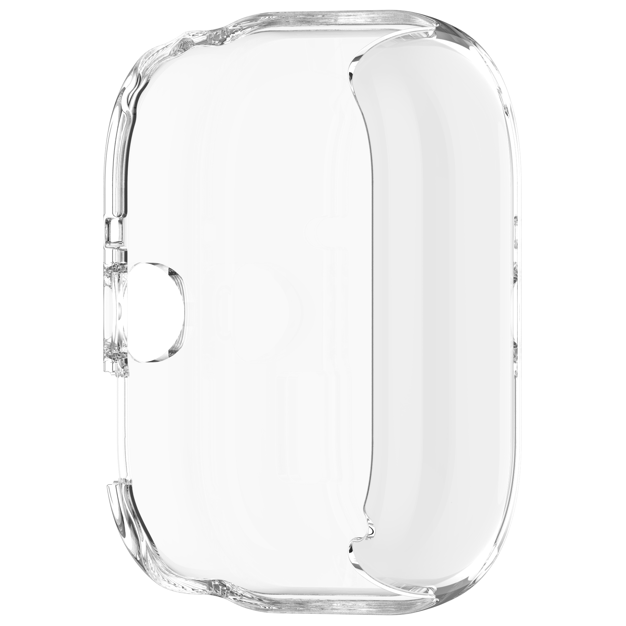 Custodia trasparente, cover protettiva per uno smartwatch.