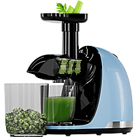 MediaMarkt KITCHENBROTHERS KB4099 - Juicer - 700ml - Slowjuicer Pastel Blauw aanbieding