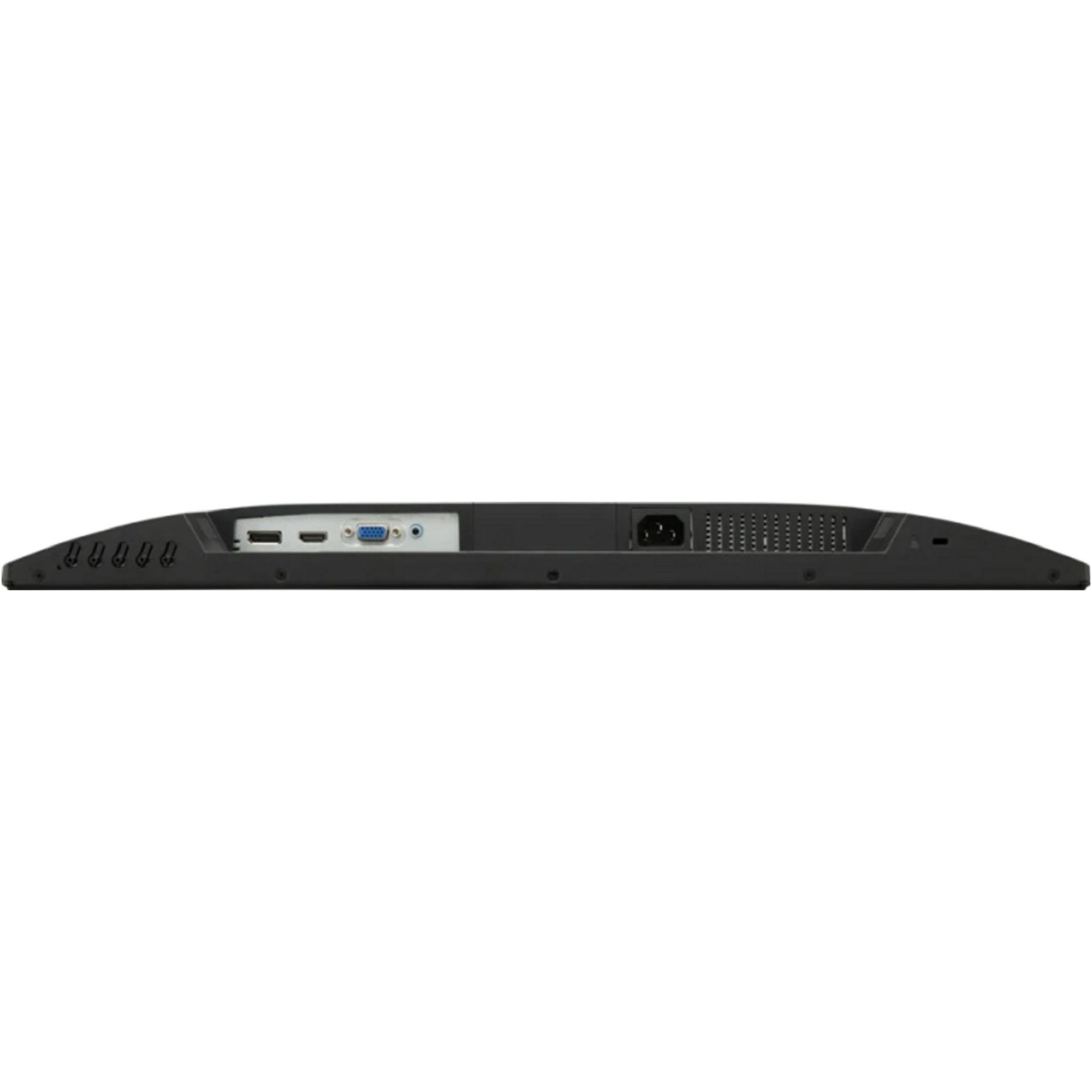 Parte posteriore di un monitor con varie porte e connessioni.