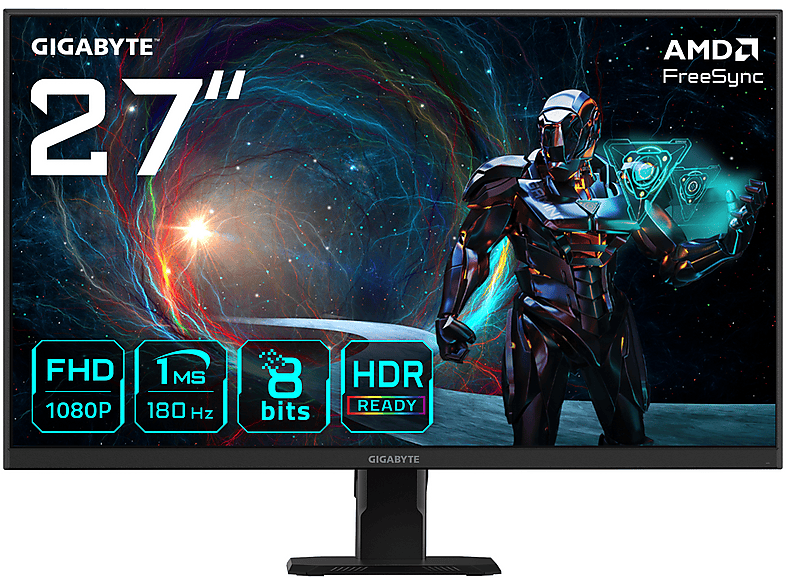 GIGABYTE GS27FA 27 Zoll Full-HD Gaming-monitor (1 ms Reaktionszeit , 180 Hz , 180 Hz nativ)