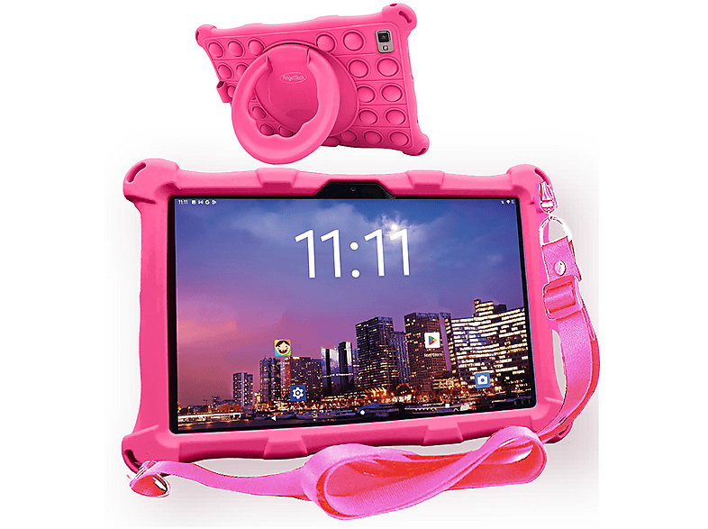 ANGELTECH XL PRO II, Kinder Tablet, 192 GB, 10 Zoll, Rosa