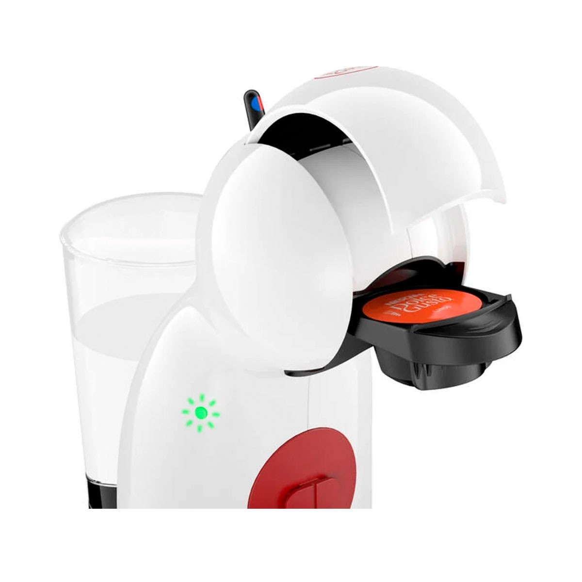 MACCHINA CAFFÈ CAPSULE KRUPS KP1A31 Nescafé Dolce Gusto Piccolo XS, Pressione pompa 15 bar, Potenza 1600 W, Serbatoio acqua 0,8 l, Disattivazione automatica, Bianco
