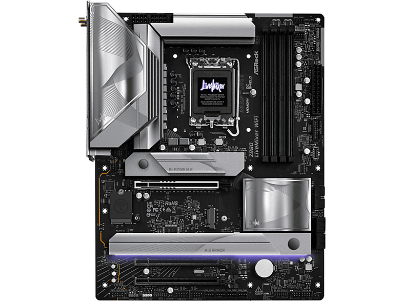 ASROCK Z890 LiveMixer WiFi Mainboard Mehrfarbig