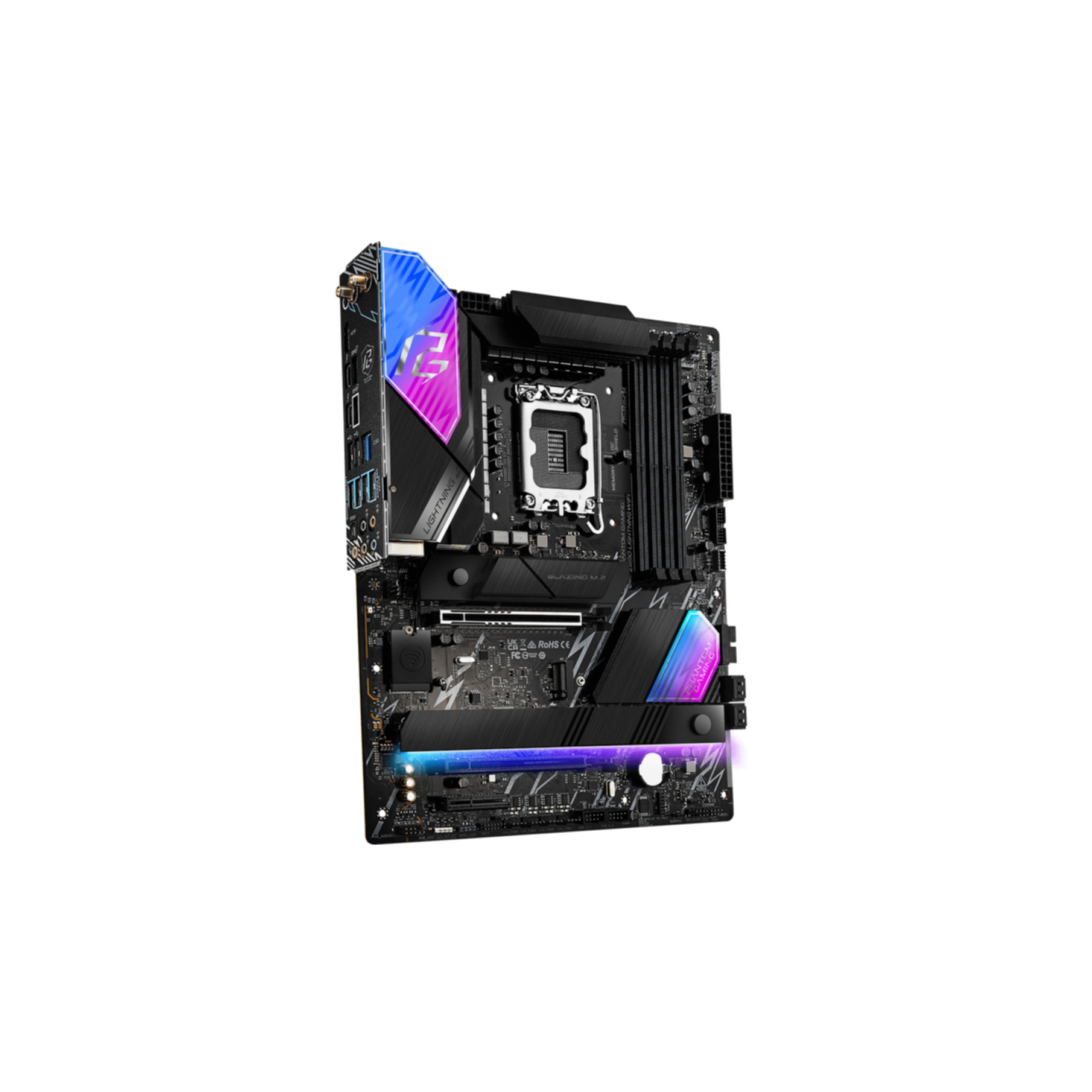 Biała karta produktu z tekstem i numerami dla lodówki.