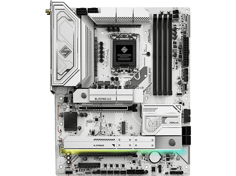 ASROCK Z890 Steel Legend WiFi Mainboard Weiß