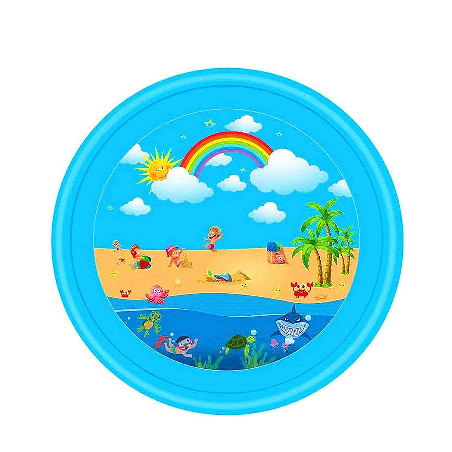 PISCINA GONFIABILE DAM DMAN0024C31 - 170x170x9 cm, per bambini da 3 anni