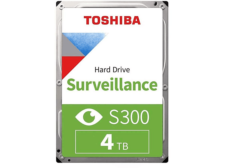 TOSHIBA S300 Surveillance, 4 TB, HDD, 3,5 Zoll, intern