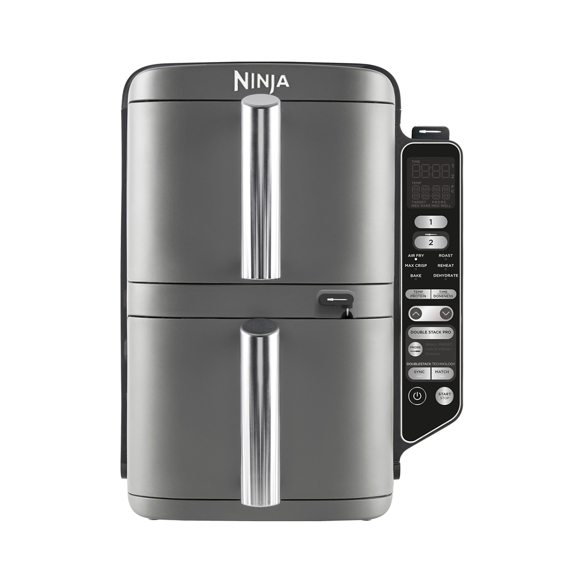 NINJA  SL451EU - Airfryer - Zilver - 4,75 l - 2470 W - Aantal manden: 2