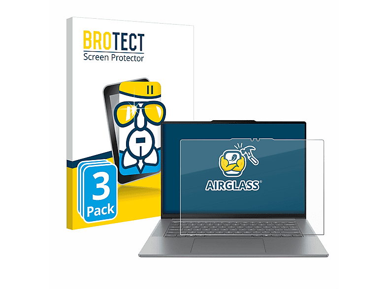 Protection Écran BROTECT Pour Lenovo Chromebook Plus 14 - Film Ultra Clair Anti-Rayures Et Anti-Empreintes