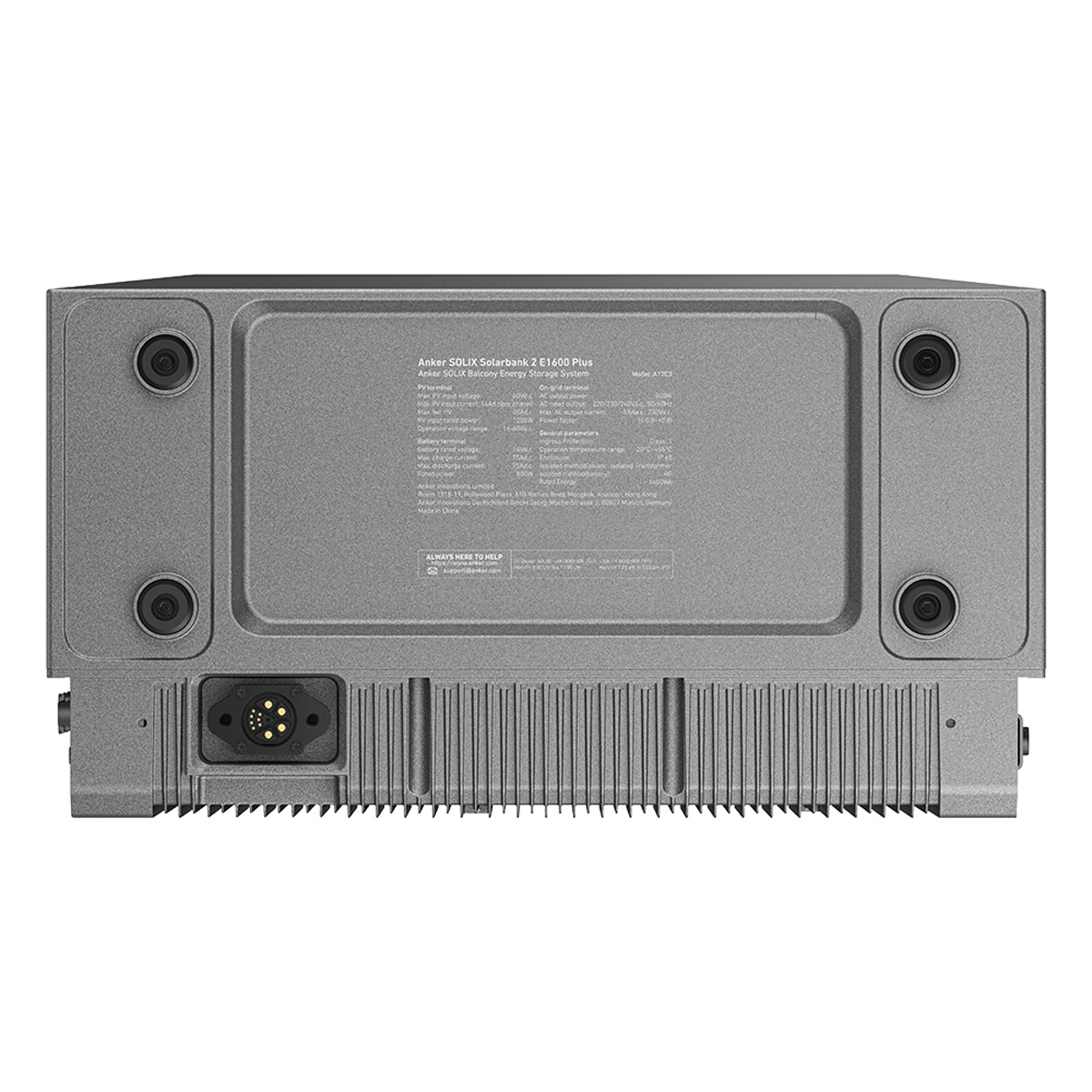 ANKER Solarbank 2 E1600 Plus, 1600Wh, 2 MPPT (1200W) Centrale électrique de balcon