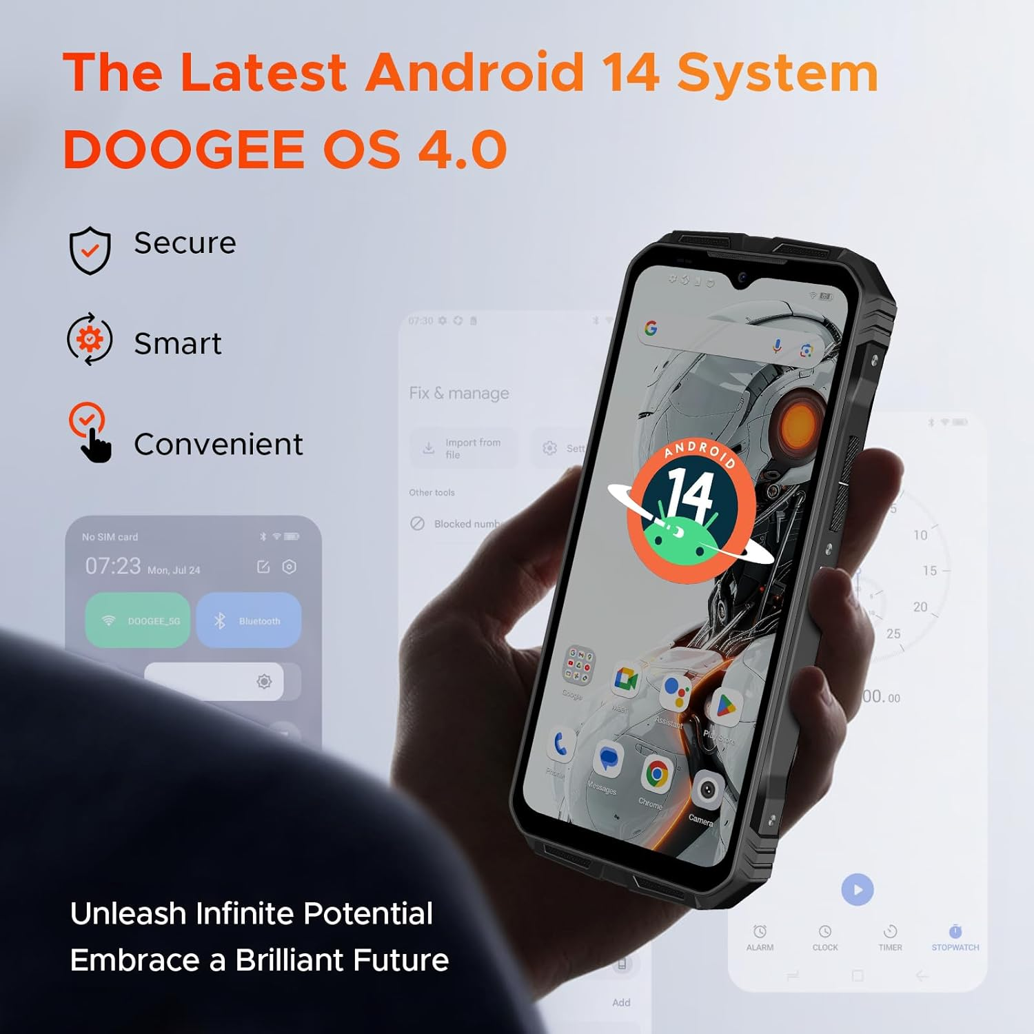 Un smartphone negro con una pantalla que muestra una interfaz Android.