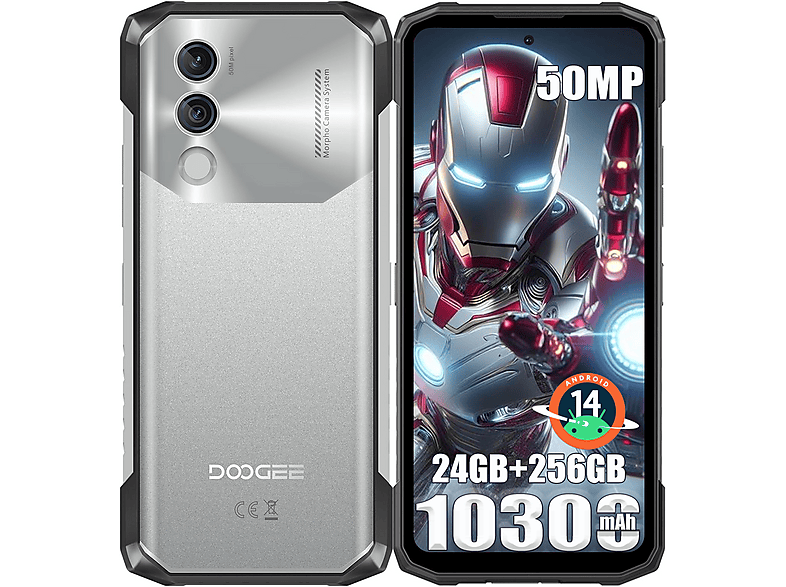 Teléfono robusto DOOGEE Blade 10 Pro de 16 GB 256 GB, 6.56 pulgadas