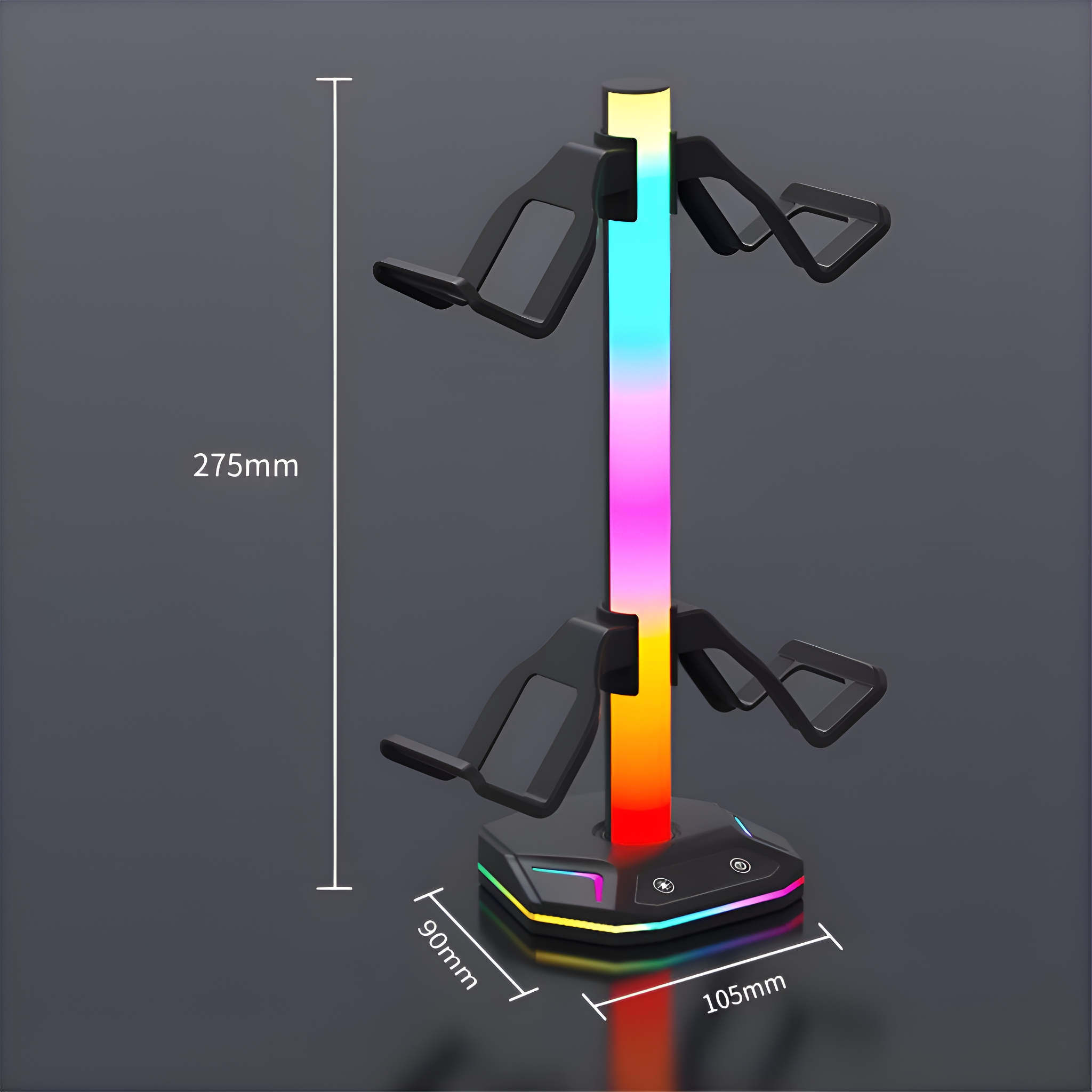 De beste manier om je koptelefoon op te hangen onder je bureau (headset