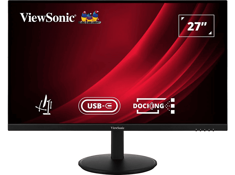 VIEWSONIC 68,6cm VG2709U-2K 16:9 HDMI/DP/USBC 100Hz QHD 27 Zoll QHD Monitor (4 ms Reaktionszeit , 100 Hz , 100 Hz nativ)