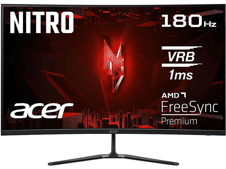 ACER Nitro ED320QRS3bmiipx 31,5 Zoll Full-HD Gaming-monitor (1 ms Reaktionszeit , 180 Hz , 180 Hz nativ)