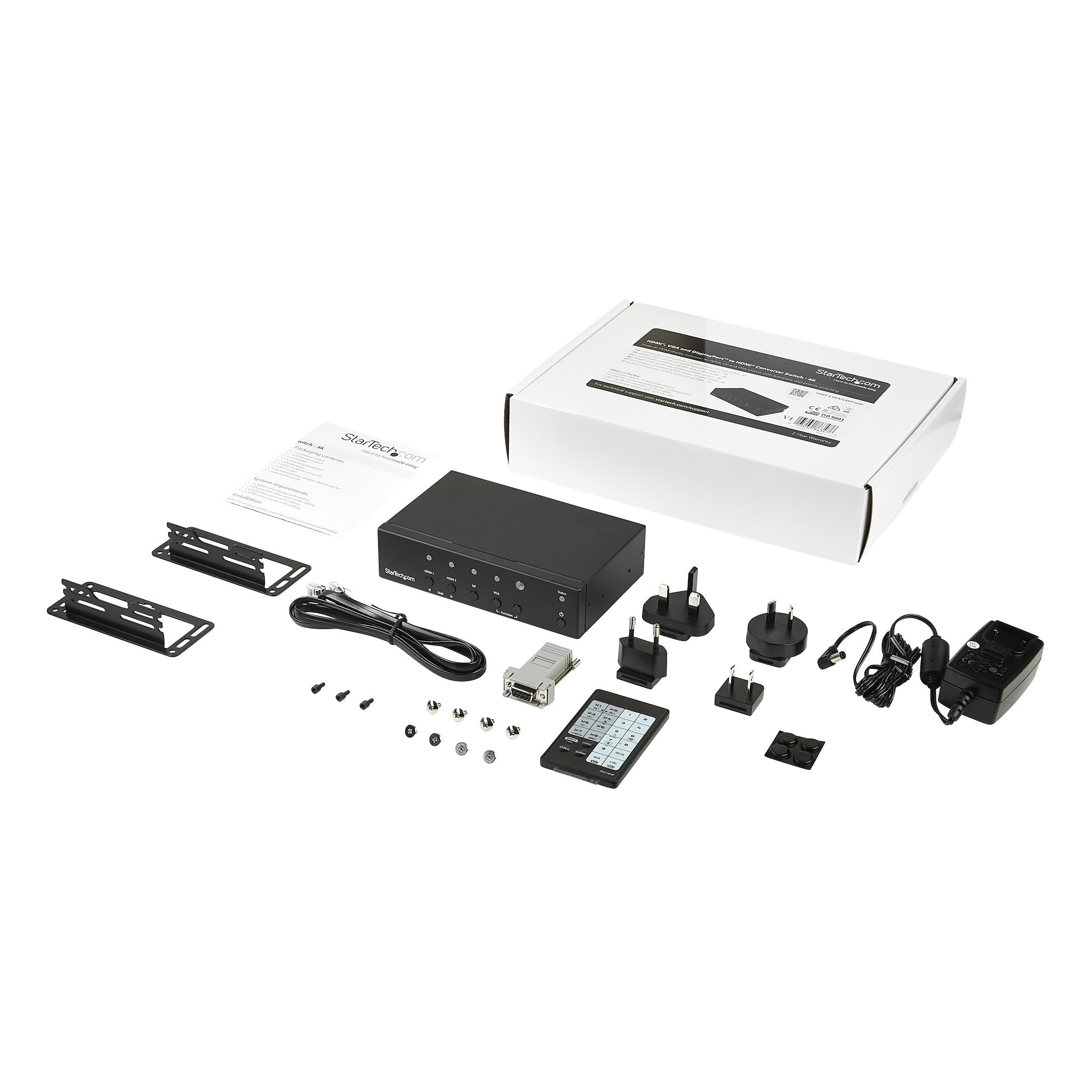 Switch video StarTech.com e accessori: cavi, adattatori e hardware di montaggio.