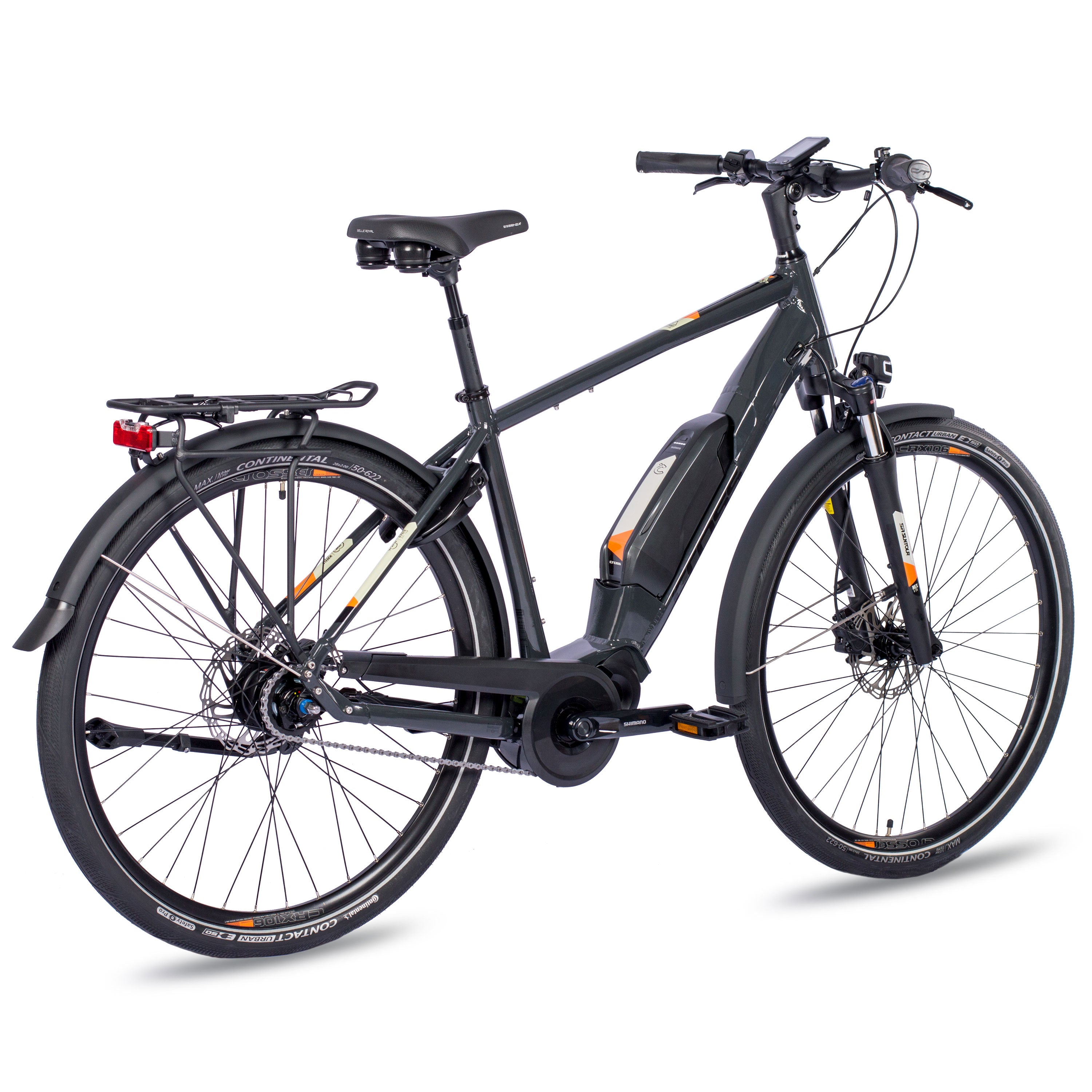 hercules e bike klapprad HERCULES E-City Bike ROB FOLD F8 500 2019 Grau Metall - 2. Hand main image 0