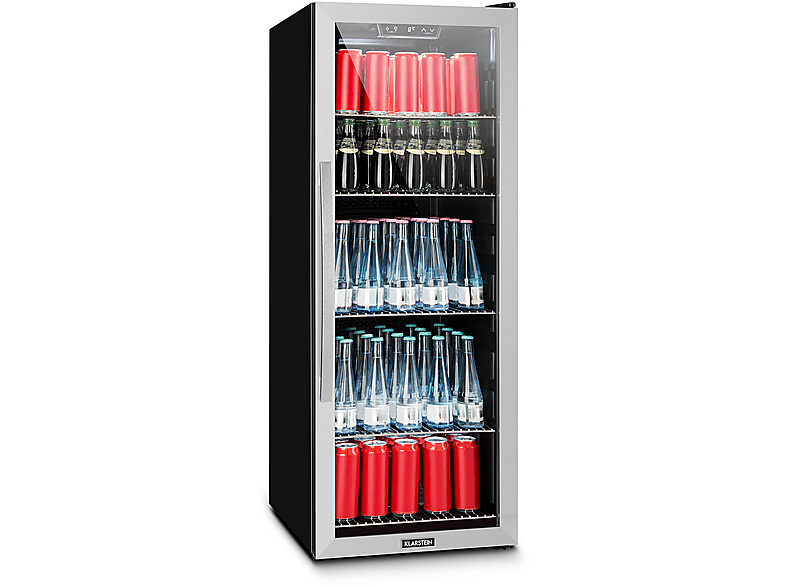 KLARSTEIN Beersafe 6XL Kühlschrank (G, 129 cm hoch, Edelstahl)