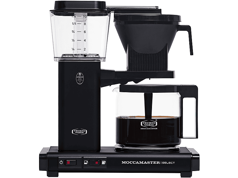 Technivorm Moccamaster KBG Select – Frontansicht matt schwarz