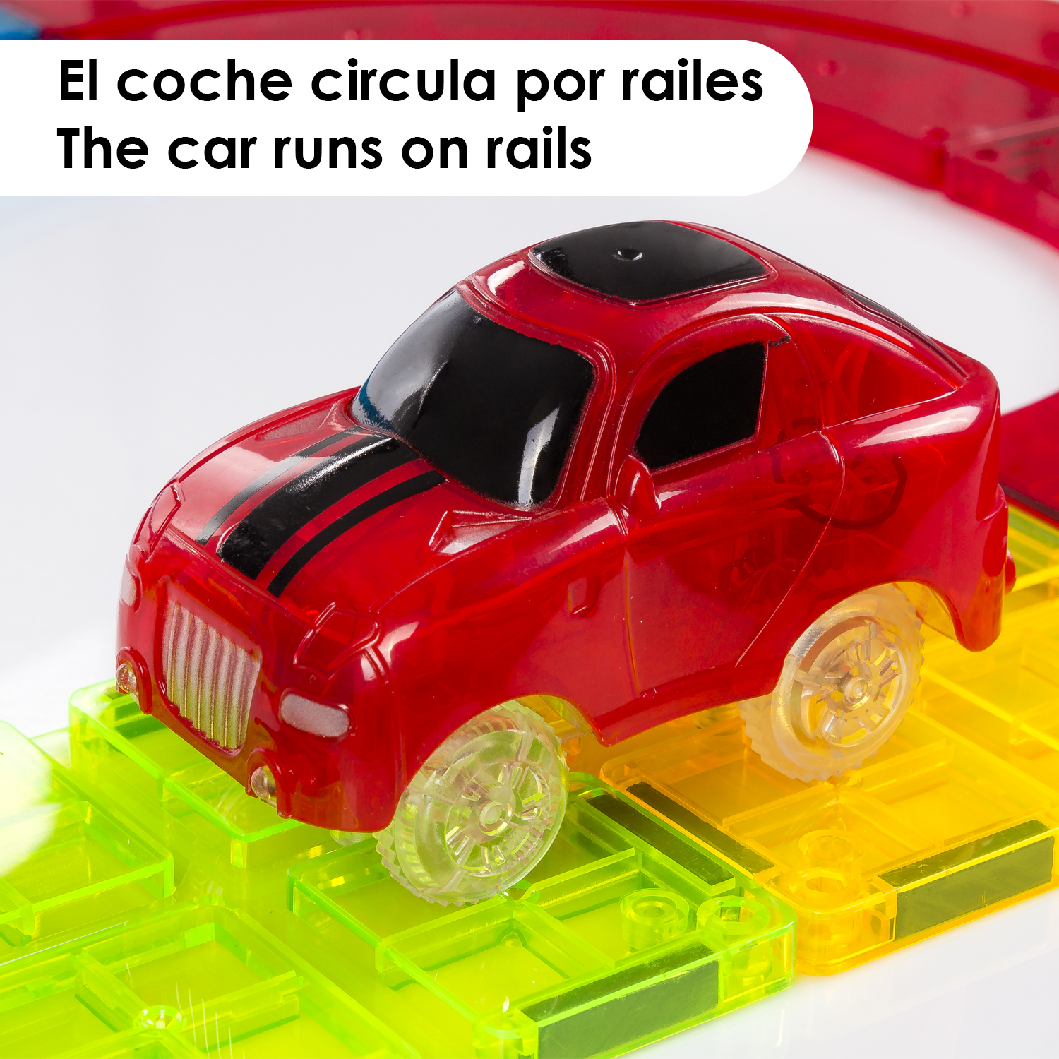 COSTRUZIONI DAM DMAG0160C91 - 27 pezzi, sistema magnetico, set educativo per bambini 3+ anni