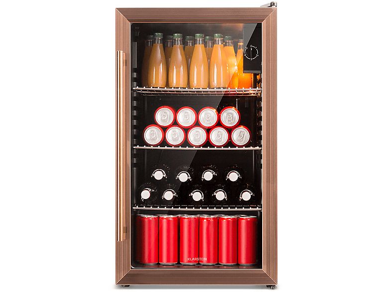 KLARSTEIN Beersafe XXL Weinkühlschrank (EEK E, Kupfer-Metallic)