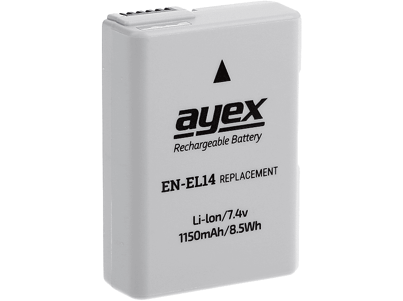 7,4V Ersatzakku Für Nikon D3100, D3200, D5100 – Kompatibel Mit EN-EL14 / EN-EL14e, 950 MAh