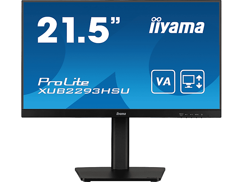 IIYAMA ProLite XUB2293HSU-B7 21,5 Zoll Full-HD Business Monitor (1 ms Reaktionszeit , 100 Hz , 60 Hz nativ)