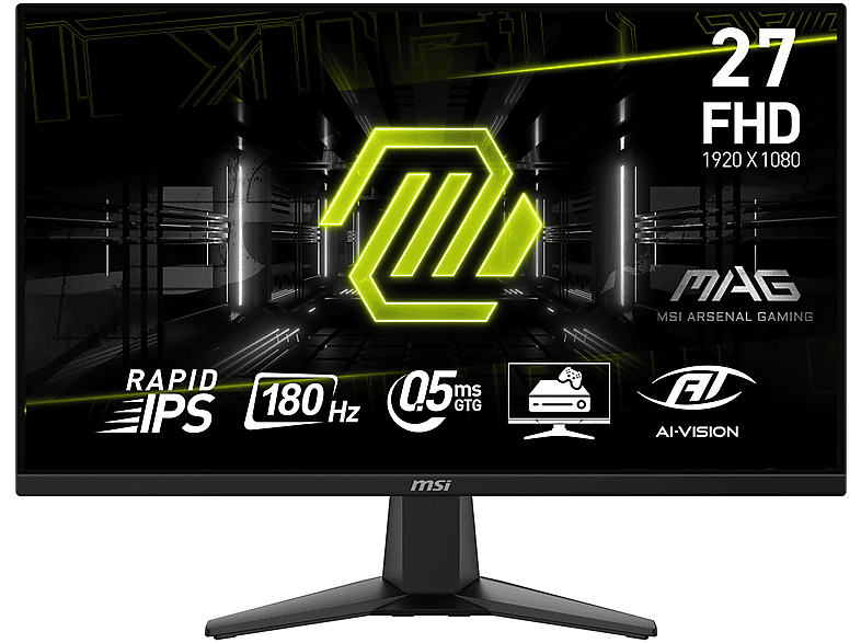 MSI MAG 275F 27 inç Full-HD 1 ms 180 Hz 27 inc Siyah