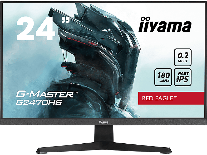 IIYAMA G-MASTER G2470HS-B1 23,8 Zoll Full-HD Gaming-monitor (0,2 ms Reaktionszeit , 180 Hz , 180 Hz nativ)