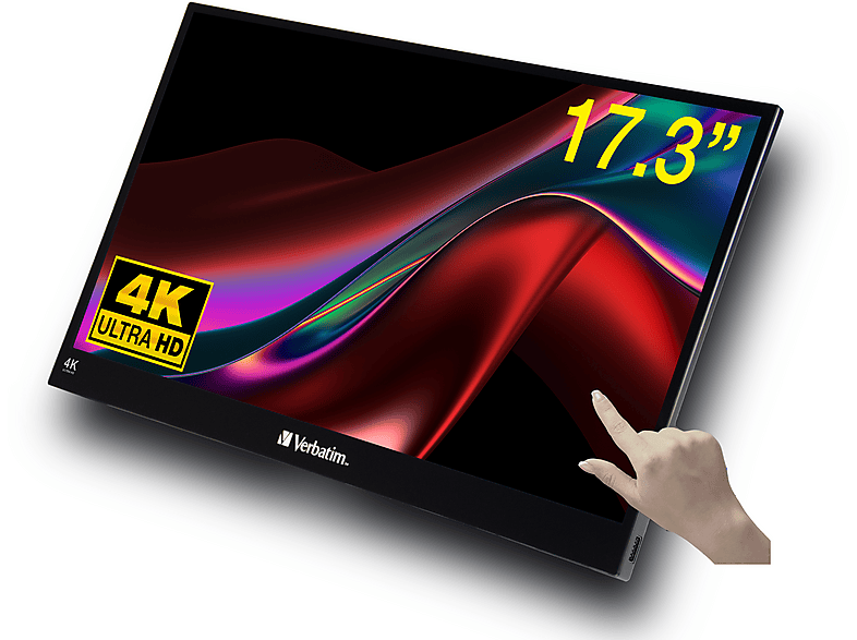 VERBATIM 32239 - 17,3 inch - 3840 x 2160 pixels (Ultra HD 4K) - IPS (In-Plane Switching)