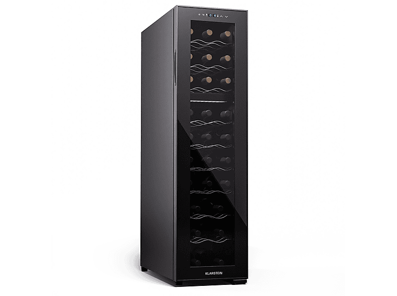 KLARSTEIN Shiraz 27 Duo Weinkühlschrank (EEK G, Schwarz)