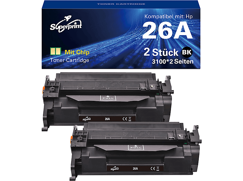 SUPERPRINT 26A Twin Pack Zwart | MediaMarkt