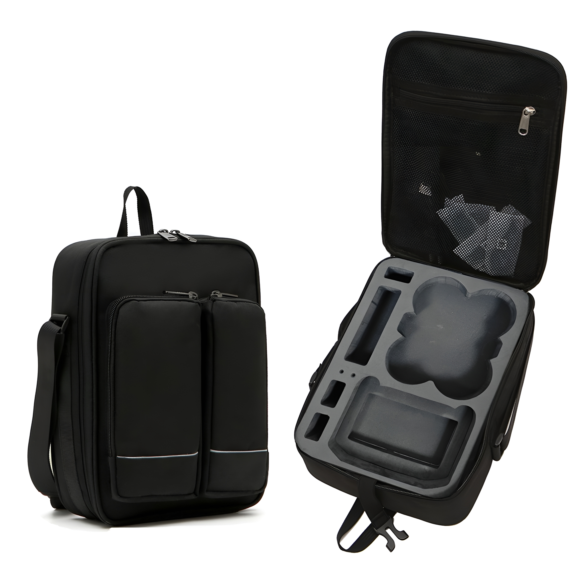 Sac De Transport Pour Drone DJI Neo - Nylon & EVA, Gris, Portable - Neuf