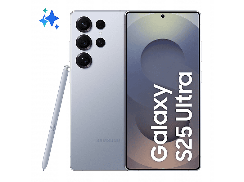 SAMSUNG GALAXY S25 ULTRA 5G 12+256 GB TI. SILVERBLUE 256 GB Titanium Silverblue Dual SIM