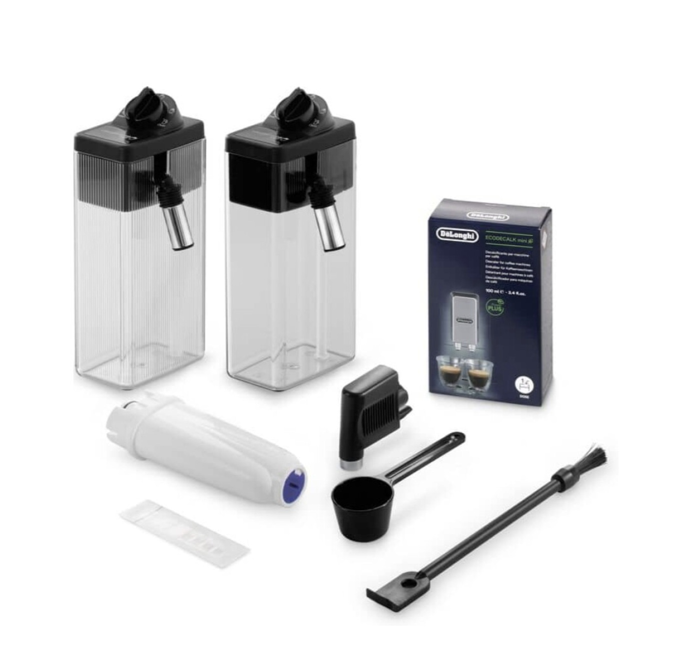 Piezas y accesorios de cafetera, incluidos depósitos de agua, filtro y cepillo.