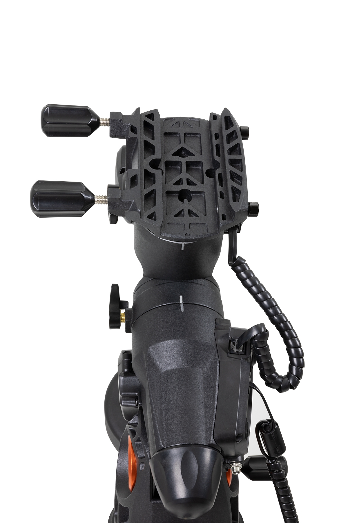 Eine schwarze Webcam mit dem Wort „logi“ und den Worten „ultra“ und „wide“ auf der Vorderseite.