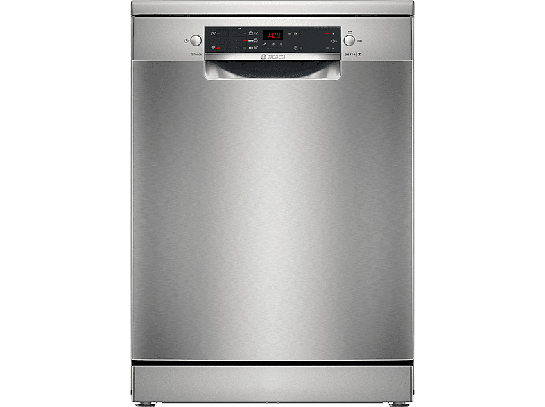 BOSCH Serie 2 SMS25GI09F Serie 2 Geschirrspüler (freistehend, 600 mm breit, 46 dB (A), E)
