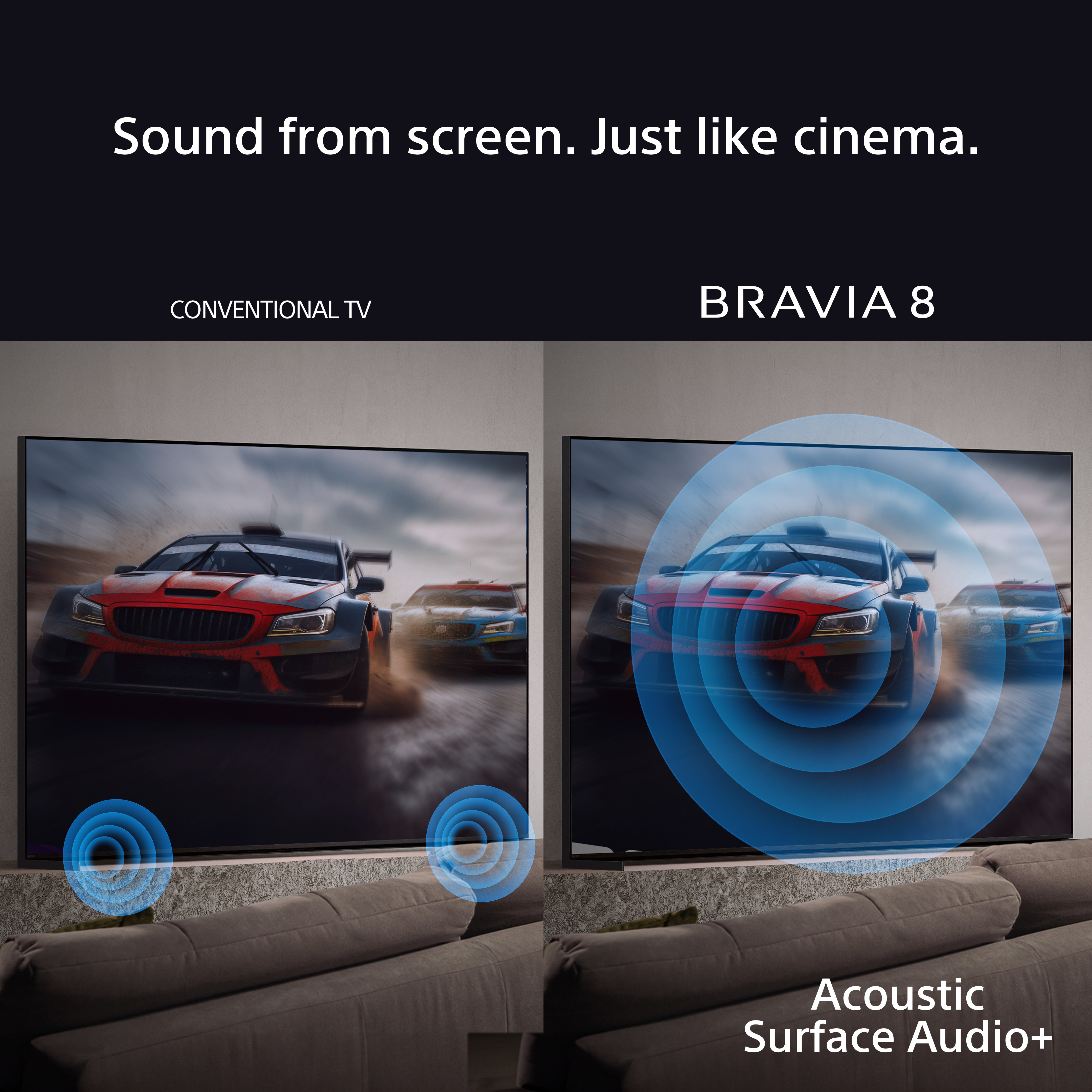 SONY FWD-65XR80 Fernseher (Flat, 65 Zoll / 163,9 cm, OLED 4K, SMART TV)