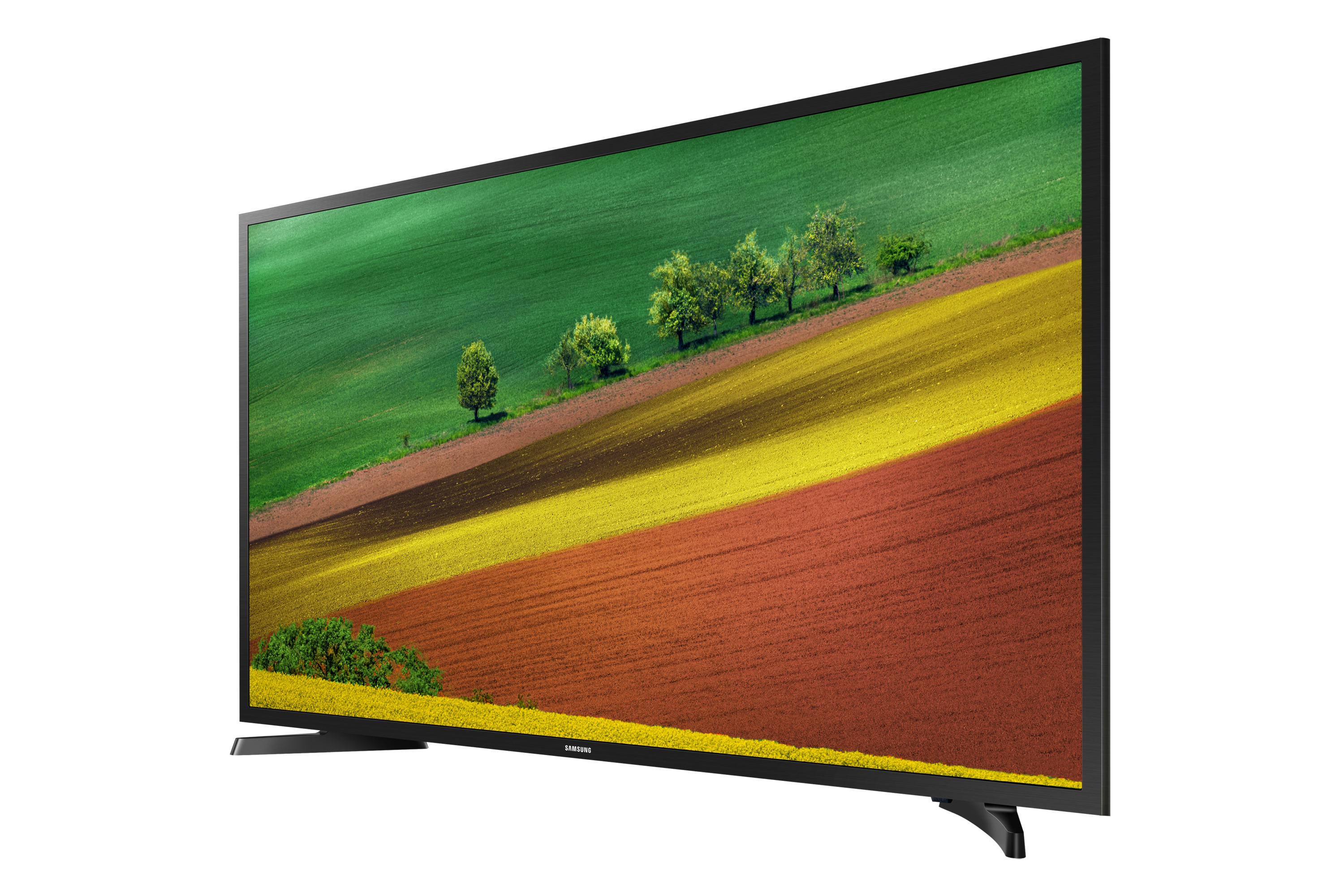 TV mostra un paesaggio colorato.