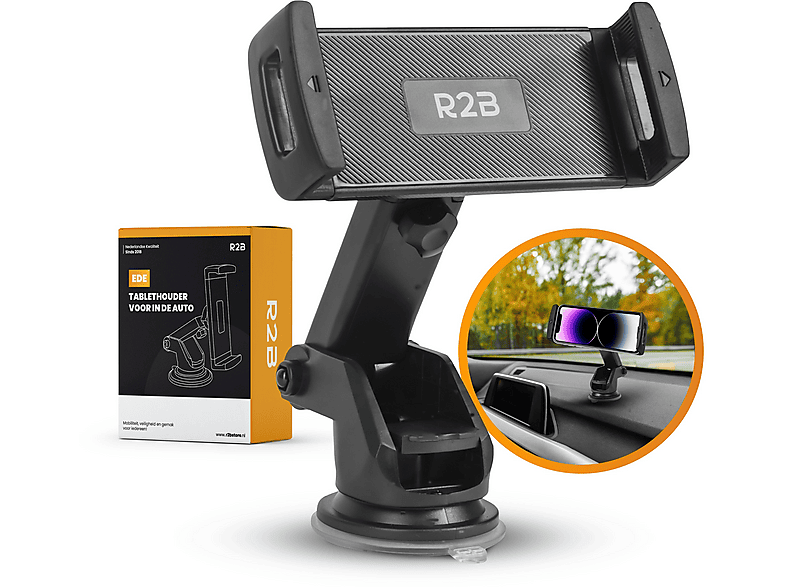 R2B Universal Auto Tablet Halter, Schwarz | SATURN